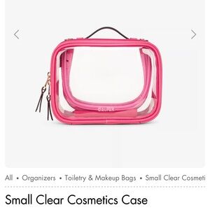 Calpak Small Clear cosmetic case